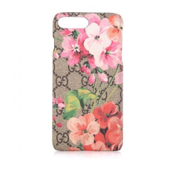 GUCCI GG Supreme Monogram Floral Bloom iPhone 8 Case Multicolor Dry Rose NWT